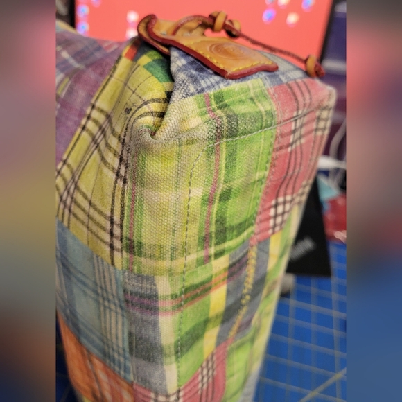 Dooney & Bourke Multicolor Patchwork Tote Preloved - Picture 8 of 16